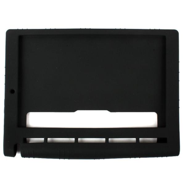 Lenovo Yoga Tab 3 10.1インチ YT3-X50 シリコン製 ソフトケース#ブラッ...