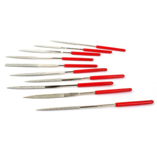 ダイヤモンドやすり プラモデル ヤスリ 10本セット 研磨 模型工具 工作 造形