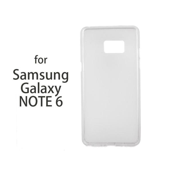 Samsung Galaxy NOTE 6 防塵 ソフトTPU製 ケース 保護カバー 半透明シリーズ...