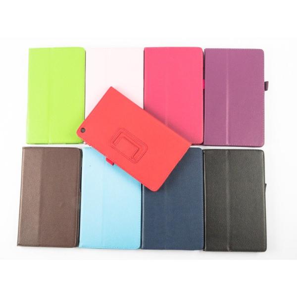 Lenovo TAB 3 8.0 850F レイシPU風 横開き スタンドケース ハードカバー#パー...