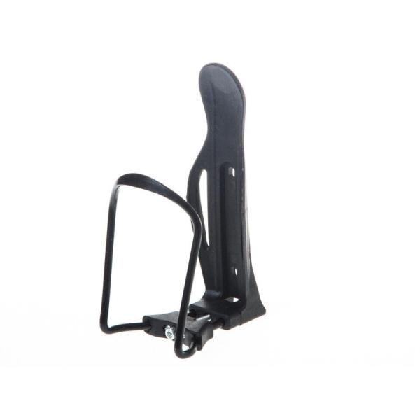 サイクル 自転車用 アルミ合金製 水筒 ドリンクホルダー ボトルゲージ 調節可能#ブラック