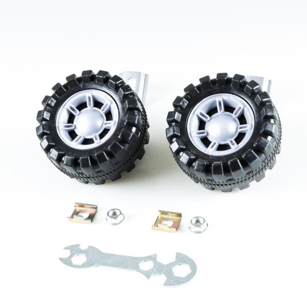 サイクル 自転車 安全パーツ 子供用 補助輪セット 取り付け金具付き 厚めタイプ 12インチ#シルバ...