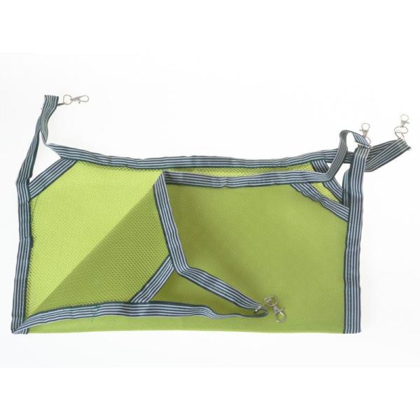 ペットベッド 猫用 ニャンモック ハンモック 寝袋 通気性 網目 Mサイズ#グリーン