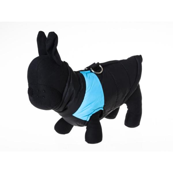小型犬用 ドッグウエア ベスト チョッキ 防寒 アウトドア Lサイズ#ブルー