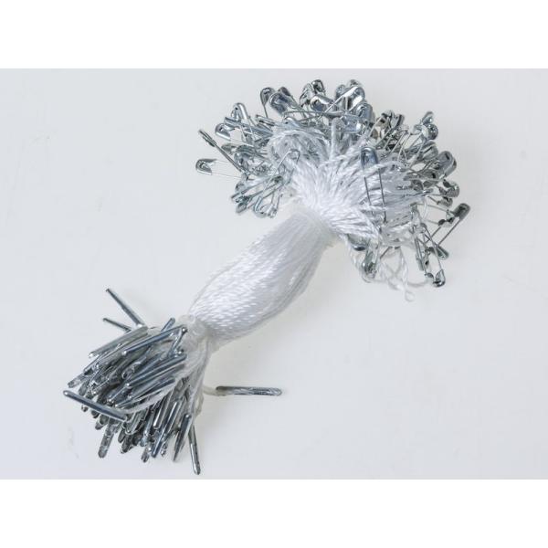 お洋服 ファッション 安全ピン 吊紐 コード 表示タグ 吊札など用 一束約50本入#シルバー