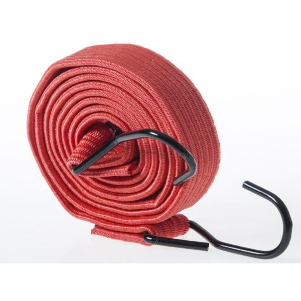 アウトドア 自転車など 荷物固定用 ロープ 荷造り 荷締め ベルト 荷崩れ防止 弾性 フック付き#レ...