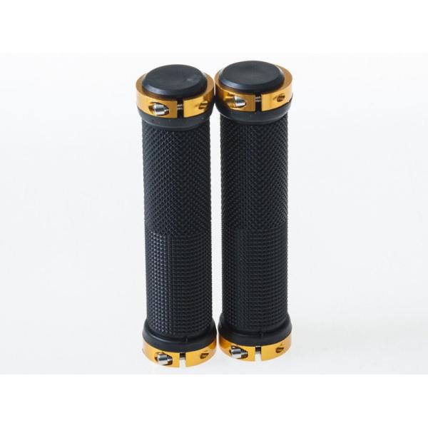 サイクル 自転車 ハンドル用 エルゴロックグリップ 交換用 滑り止め#ゴールド