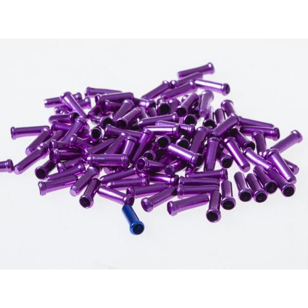 サイクル 自転車 ワイヤーエンドキャップ 100個セット カラフル #色ランダム