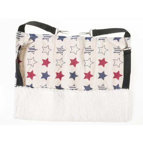 ペット 猫 犬 ハンモック ニャンモック 寝袋 ふかふか 厚めタイプ Mサイズ#スター