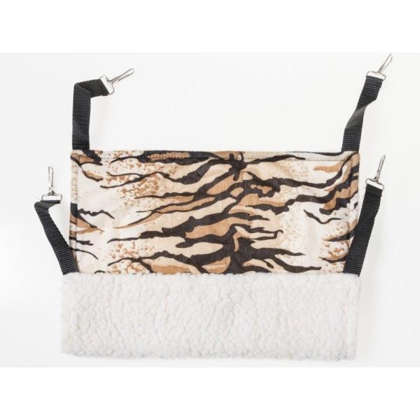 ペット 猫 犬 ハンモック ニャンモック 寝袋 ふかふか 厚めタイプ Lサイズ#虎縞