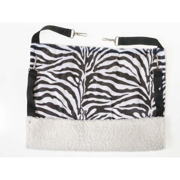 ペット 猫 犬 ハンモック ニャンモック 寝袋 ふかふか 厚めタイプ Lサイズ#シマウマ