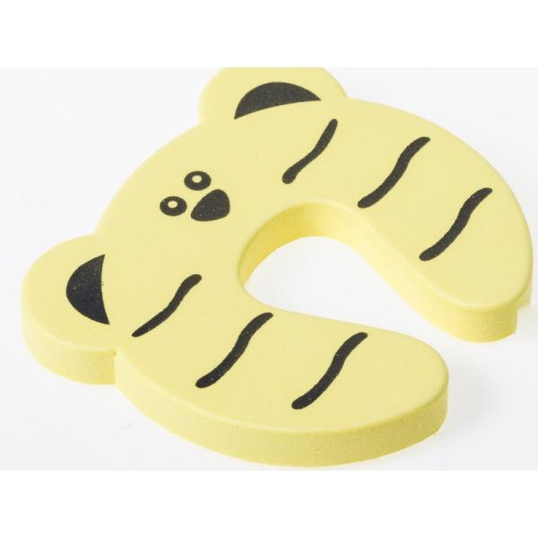 U型 EVA樹脂 アニマル ドアストッパー クッション ドアガード#トラ