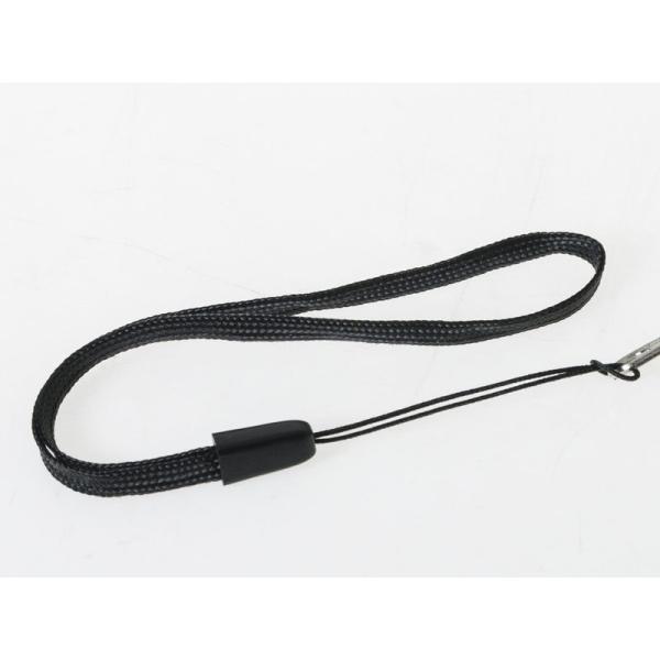 汎用タイプ 携帯 スマホ タブレットなど用 ストラップ紐 カラフル#ブラック