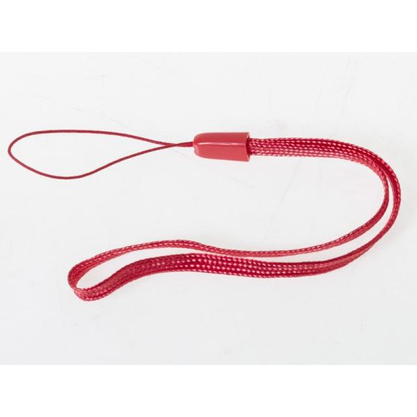 汎用タイプ 携帯 スマホ タブレットなど用 ストラップ紐 カラフル#レッド