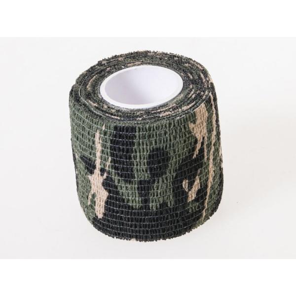 布製 伸縮可能 カモフラージュテープ 迷彩 グリップテープ 2.2M ミリテリー加工 偽装など#模様...