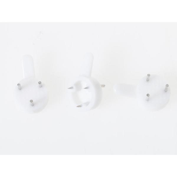 生活雑貨 収納 小物掛け 額吊など 細釘付きタイプ 壁掛けフック 10個入り#Sサイズ