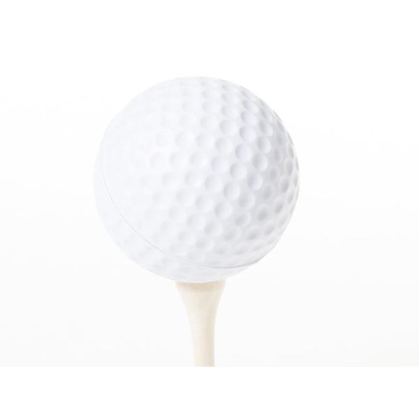 ゴルフ 練習用 ボール 室内 PUソフトボール 子ども 大人 5個入り#ホワイト