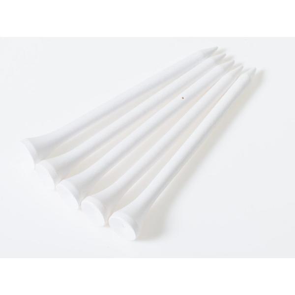 アウトドア スポーツ ゴルフ 用品 ボール固定 小物 ティー 5本入り#ホワイト 8.3CM