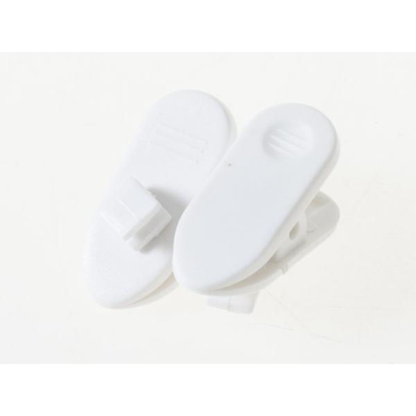 汎用 収納アイテム 携帯 イヤホン ヘッドホン用 ケーブル シャツなどに クリップ 8個入り#回転タ...