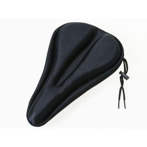 サイクル 自転車用 交換用 パーツ 厚めタイプ シリコン+スポンジ製 サドル 通気性#ブラック