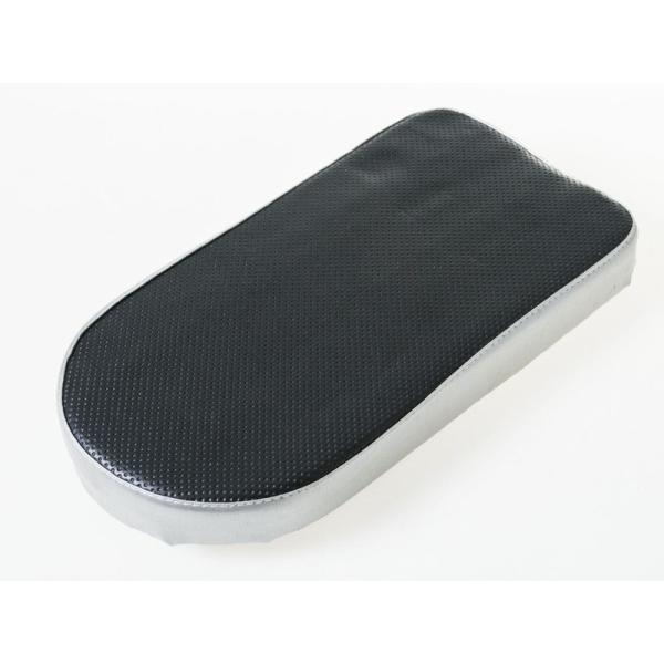 汎用 自転車用 荷台アクセサリー 柔らか クッション 衝撃減少 シート#シルバー×ブラック