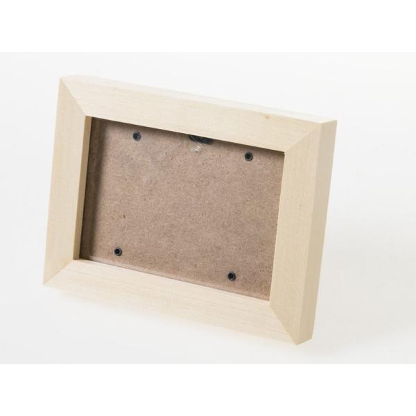 生活雑貨 インテリア小物 写真入れ 写真立て フォトフレーム 木製 額縁#5インチ カーキ色