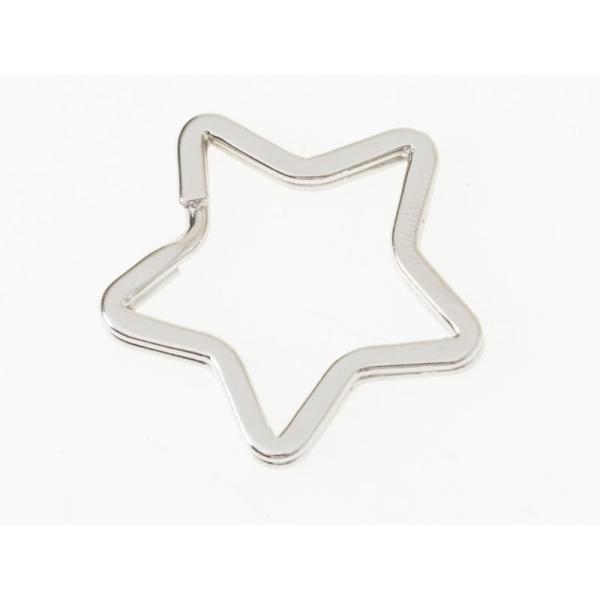 DIY 生活雑貨 ハンドメイド 手芸 パーツ 金具 かわいい リング キーホルダー作りなど#星型