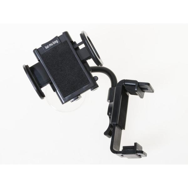 車載 バックミラー取付タイプ グリップ スマホホルダー ナビ マウント