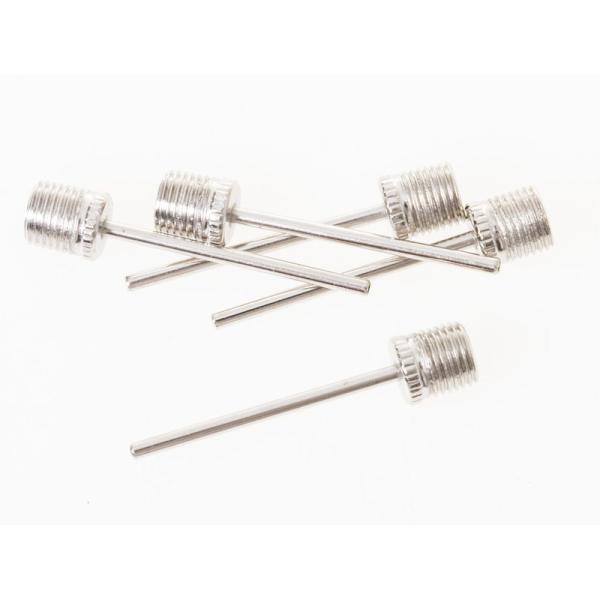 バスケ ボール ポンプ ステンレス 空気入れ 空気針 替え針 5本入