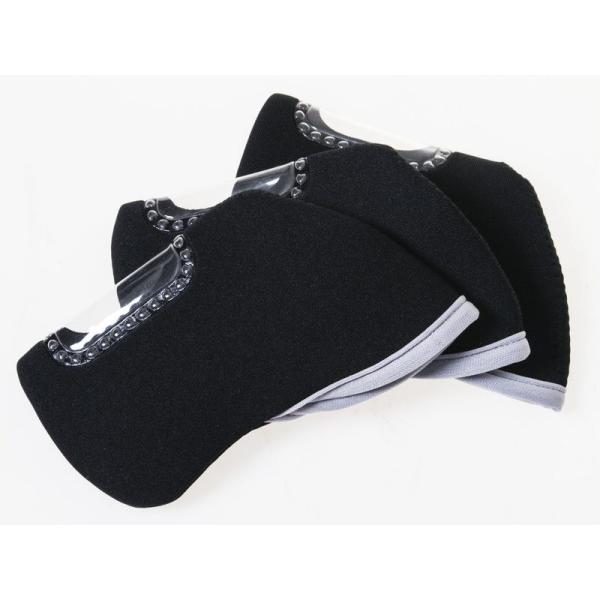 ゴルフ用 ドライバー用 ヘッドカバー 窓付き 10個入#ブラック