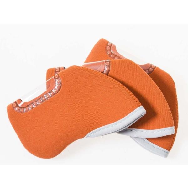 ゴルフ用 ドライバー用 ヘッドカバー 窓付き 10個入#オレンジ