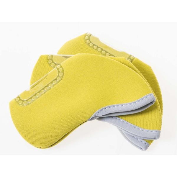 ゴルフ用 ドライバー用 ヘッドカバー 窓付き 10個入#イエロー