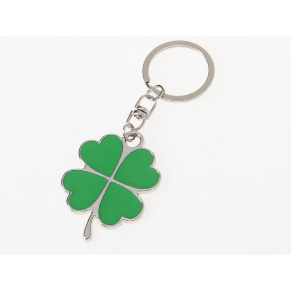 DIY 生活雑貨 手芸 アクセサリー 飾り チャーム リング付き かわいい クローバー キーホルダー...
