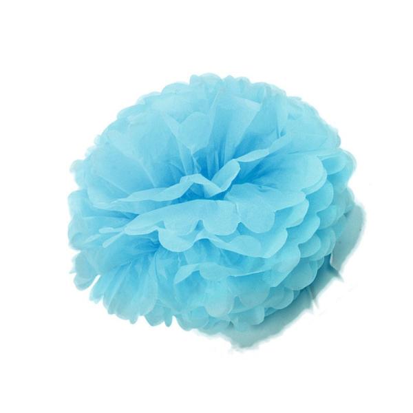 ペーパーボール ハニカム ポンポン パーティー イベント 誕生日など 13CM 5個入#ライトブルー