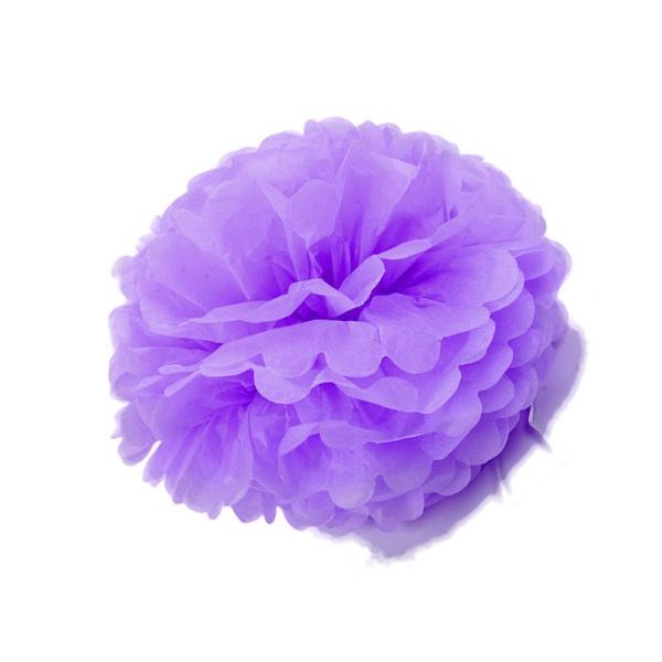 ペーパーボール ハニカム ポンポン パーティー イベント 誕生日など 13CM 5個入#ライトパープ...