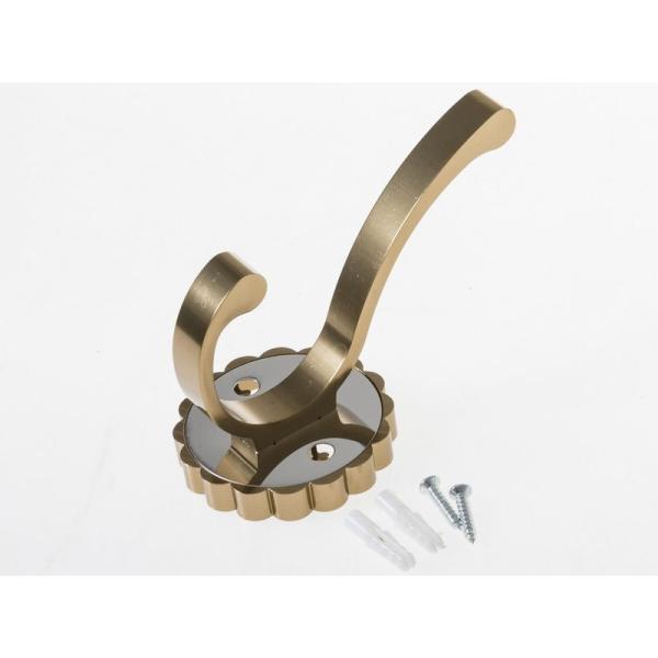 生活雑貨 収納グッズ アルミ合金製 フラワー台座 壁掛けフック マルチホルダー ハンガー 小物掛けな...