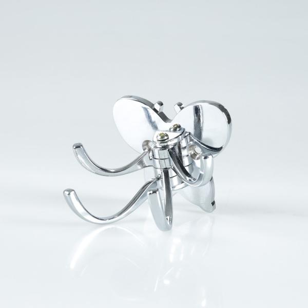 生活雑貨 収納グッズ 合金製 ユニーク 180度回転可能 壁掛けフック マルチホルダー 小物掛けなど...