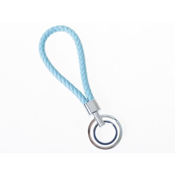 DIY 生活雑貨 ハンドメイド 手芸 パーツ 編み風 ダブルリング付き紐 キーホルダー作りなど#スカ...