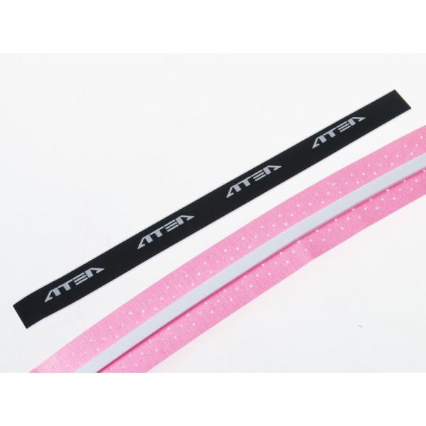 バドミントン テニスなどラケット用 滑り止め 凹凸感 グリップテープ 通気性#ピンク