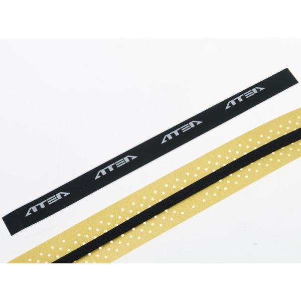 バドミントン テニスなどラケット用 滑り止め 凹凸感 グリップテープ 通気性#イエロー