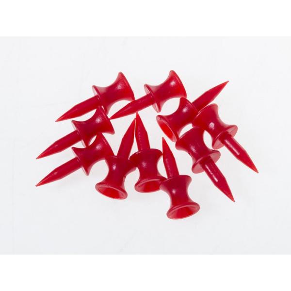 アウトドア スポーツ ゴルフ 用品 ボール固定 プラスチック小物 ティー 10本入り#色ランダム 3...