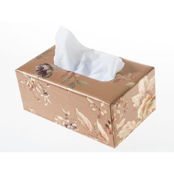 生活雑貨 エレガント インテリア小物 PUレザー ティッシュボックス#牡丹B