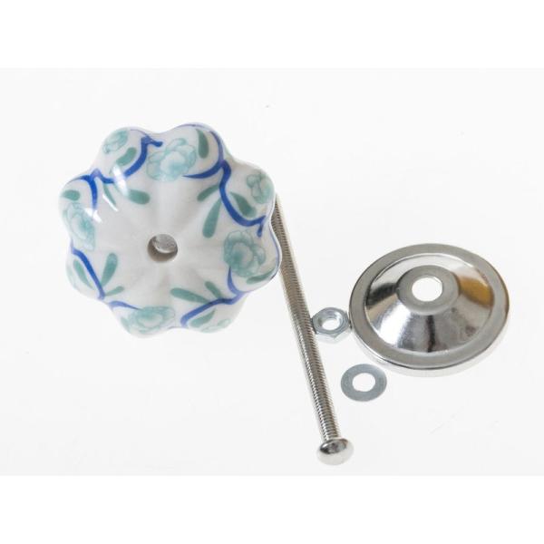 セラミック製 生活雑貨 インテリアグッズ 引き出しなど 家具用 つまみ 取っ手 かぼちゃ模様#タイプ...