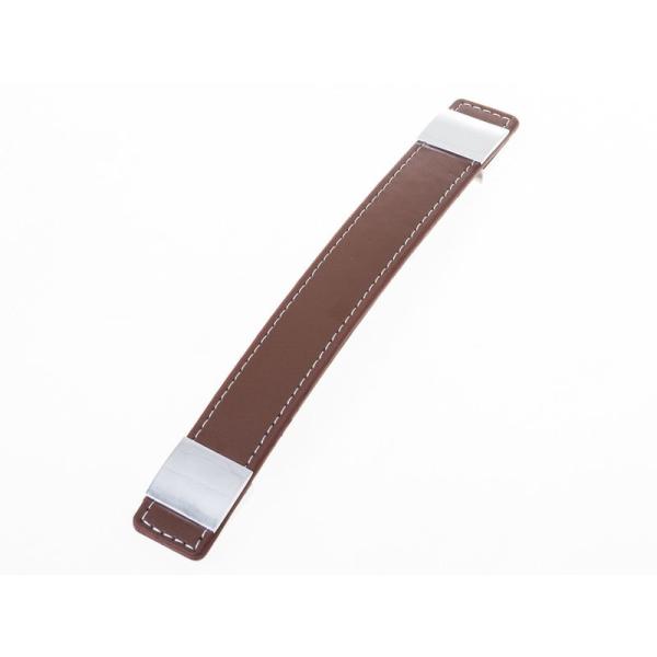 生活雑貨 家具用 PUレザー ノブ 取っ手 インテリアグッズ 引き出しなどに#192MM ブラウン