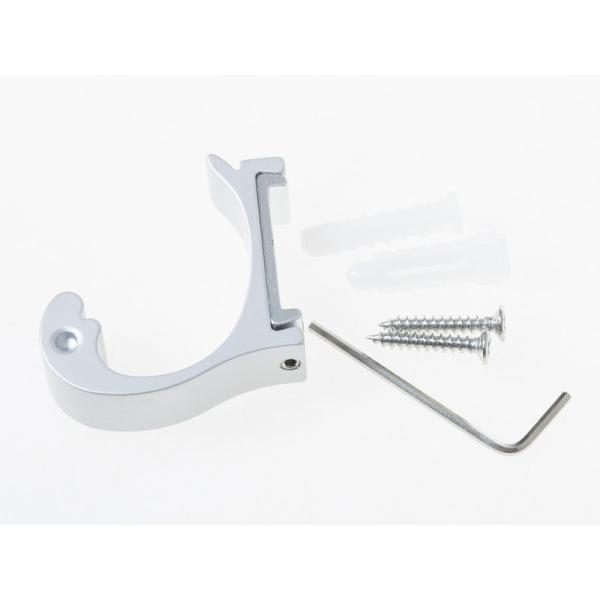 生活雑貨 収納グッズ アルミ合金製 C字型 壁掛けフック マルチホルダー ハンガー 2個入り#シルバ...