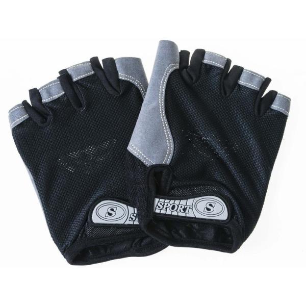 自転車 運動など オープンフィンガー ハーフフィンガ 半指 スポーツグローブ 滑り止め 2個で1セッ...
