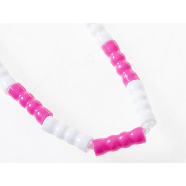 スポーツ 運動 遊び 大人 子ども 縄跳び ジャンプロープ 飾り付き カラフル 260CM#ブルー×...