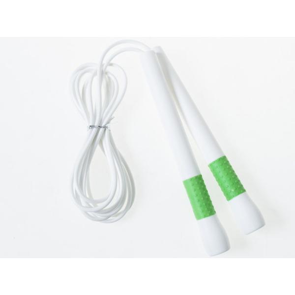 スポーツ 運動 遊び トレーニング 縄跳び ジャンプロープ シンプル PVC製 270CM#グリーン