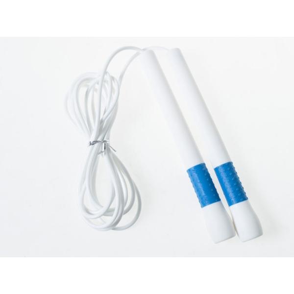 スポーツ 運動 遊び トレーニング 縄跳び ジャンプロープ シンプル PVC製 270CM#ブルー