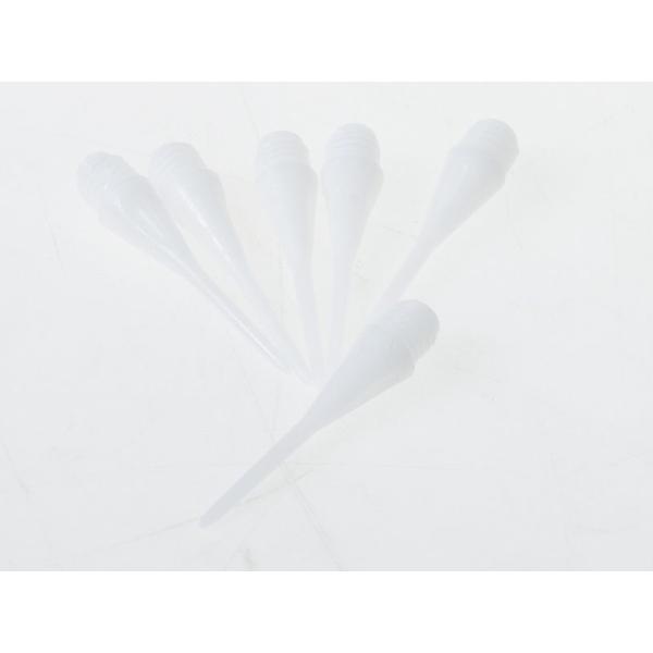 ゲーム ダーツ用 交換パーツ ナイロン製 6MMティップ 30本入り#ホワイト